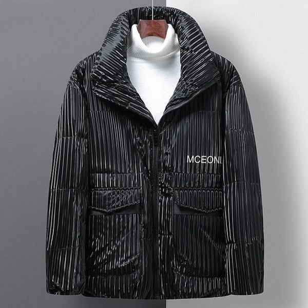 men's down & parkas fashion winter jacket thicken warm short white duck coat men 2021 casual stand collar shiny striped black
men's down & parkas fashion winter jacket thicken warm short white duck coat men 2021 casual stand collar shiny striped black