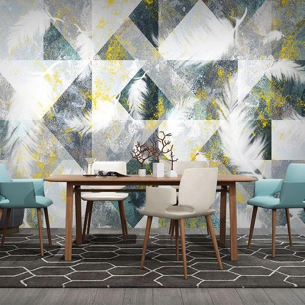 wallpapers custom po wall paper 3d modern fashion geometric white feather art mural living room sofa tv backdrop wallpaper covering
wallpapers custom po wall paper 3d modern fashion geometric white feather art mural living room sofa tv backdrop wallpaper covering