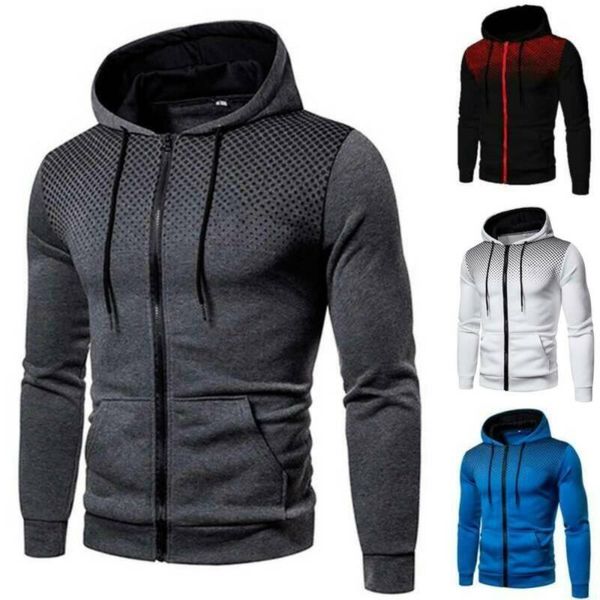 men's hoodies & sweatshirts men long sleeve zip up hooded sweatshirt pocket sports coat jacket casual, Black
men's hoodies & sweatshirts men long sleeve zip up hooded sweatshirt pocket sports coat jacket casual, Black