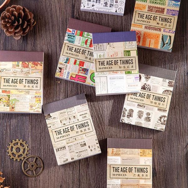 gift wrap 50pcs/lot vintage sticker set mini retro labels plant diy decorative stickers book planner diary scrapbooking material
gift wrap 50pcs/lot vintage sticker set mini retro labels plant diy decorative stickers book planner diary scrapbooking material