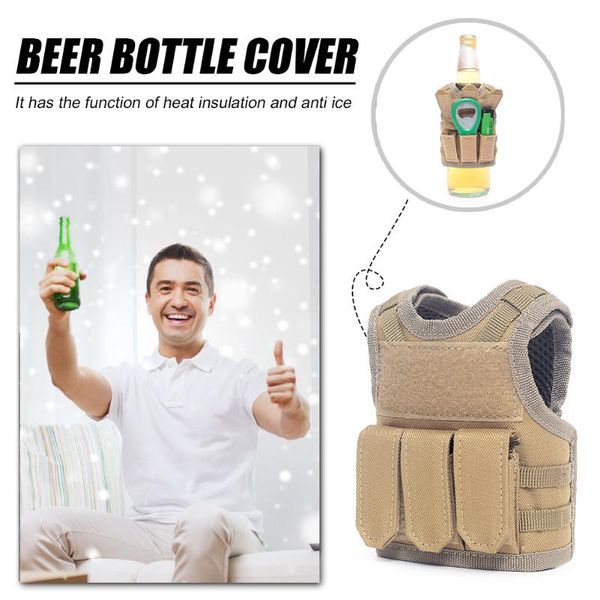hunting jackets beverage drink cover mini cooler ktv bar beer bottle molle vests sets christmas gift for outdoor bars supplies, Camo;black
hunting jackets beverage drink cover mini cooler ktv bar beer bottle molle vests sets christmas gift for outdoor bars supplies, Camo;black