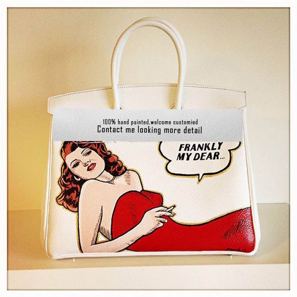 hand painted pop art girls retro woman handbags large capacity gold lock classic hand bag women bag genuine leather shoulder bag, Black;red
hand painted pop art girls retro woman handbags large capacity gold lock classic hand bag women bag genuine leather shoulder bag, Black;red