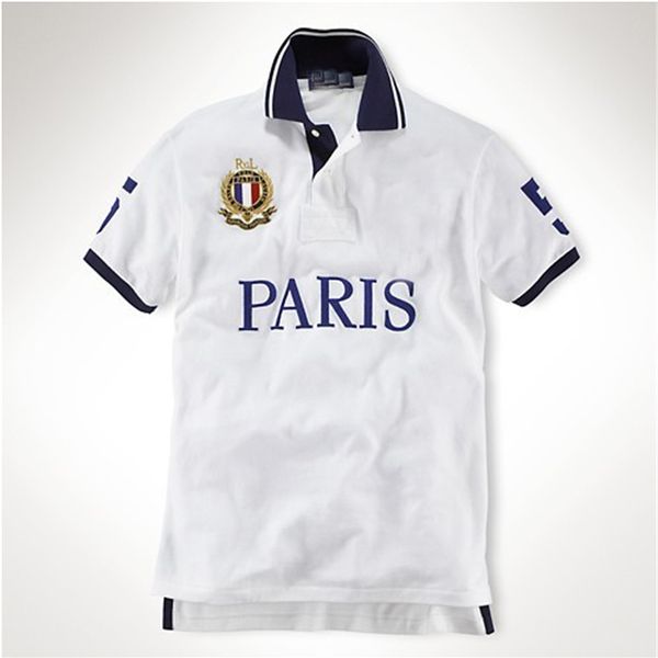 fast shipping2018 &tees shirts short sleeve embroidery turn-down collar city big horse polo men's t-sh, White;black
fast shipping2018 &tees shirts short sleeve embroidery turn-down collar city big horse polo men's t-sh, White;black
