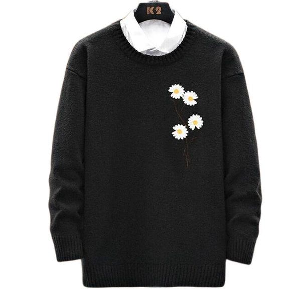 men's sweaters casual sweater o-neck flowers slim fit knittwear 2021 autumn winter mens pullovers men knitted homme pullover 3xl, White;black
men's sweaters casual sweater o-neck flowers slim fit knittwear 2021 autumn winter mens pullovers men knitted homme pullover 3xl, White;black