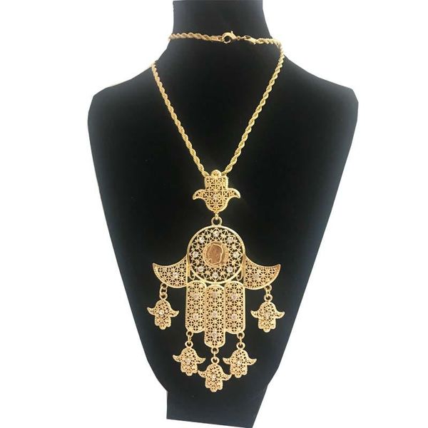 fashion hand necklace for women collares arabic gold color hand of fatima pendant necklaces,collier femme palm, Silver
fashion hand necklace for women collares arabic gold color hand of fatima pendant necklaces,collier femme palm, Silver