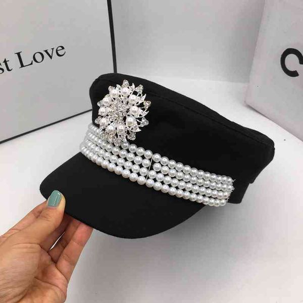 hats & scarves sets autumn and winter cloth cap europe the united states small pearl navy wind sboy ins women's s lyd9, Blue;gray
hats & scarves sets autumn and winter cloth cap europe the united states small pearl navy wind sboy ins women's s lyd9, Blue;gray
