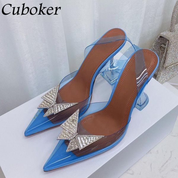 dress shoes brand runway pointed toe women high heel sandals pvc ankle slingback ladies mules butterfly crystal decor party shoe, Black
dress shoes brand runway pointed toe women high heel sandals pvc ankle slingback ladies mules butterfly crystal decor party shoe, Black