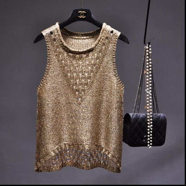 hpersonality bingbing glitter sequined cut out vest sleeveless shirt camisole tanks tank woman mujer, White
hpersonality bingbing glitter sequined cut out vest sleeveless shirt camisole tanks tank woman mujer, White