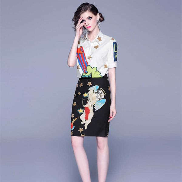 nrj-6f-615-b-1507 runway sets summer women short sleeve shirt + skirt suit 2 piece set women 210706, White
nrj-6f-615-b-1507 runway sets summer women short sleeve shirt + skirt suit 2 piece set women 210706, White