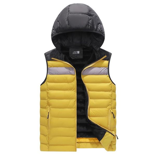 men's jackets winter sleeveless jacket men casual down vest warm thick hooded coats male cotton pad men's work waistcoat homme, Black;brown
men's jackets winter sleeveless jacket men casual down vest warm thick hooded coats male cotton pad men's work waistcoat homme, Black;brown