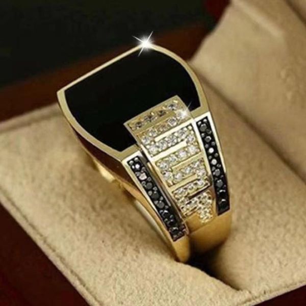 wedding rings creative personality gold colors hip hop ring for men punk style inlaid zircon party motor biker fashion jewelry gift, Slivery;golden
wedding rings creative personality gold colors hip hop ring for men punk style inlaid zircon party motor biker fashion jewelry gift, Slivery;golden
