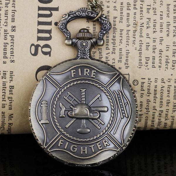 pocket watches bronze quartz watch with necklace fire logo clock chain fireman christmas gift reloj, Slivery;golden
pocket watches bronze quartz watch with necklace fire logo clock chain fireman christmas gift reloj, Slivery;golden