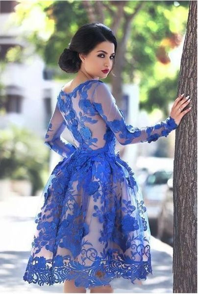 royal blue applique ladies party evening formal dress knee length ballgown with long sleeves prom homecoming dresses, Black;red
royal blue applique ladies party evening formal dress knee length ballgown with long sleeves prom homecoming dresses, Black;red