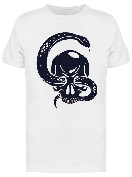 men's t-shirts skull with snake. men humor graphic novelty funny t-shirt, White;black
men's t-shirts skull with snake. men humor graphic novelty funny t-shirt, White;black