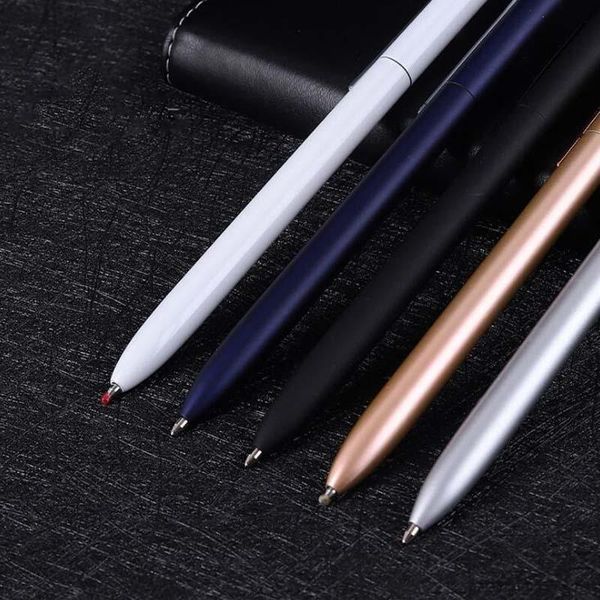 ballpoint pens metal 01 ball point pen spin rose golden frosted color roller business office school supplies writing, Blue;orange
ballpoint pens metal 01 ball point pen spin rose golden frosted color roller business office school supplies writing, Blue;orange