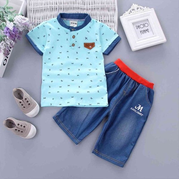summer kids boys short sleeve print t shirt baby denim shorts outfits toddler boy o neck pullover clothing clothes set, White
summer kids boys short sleeve print t shirt baby denim shorts outfits toddler boy o neck pullover clothing clothes set, White