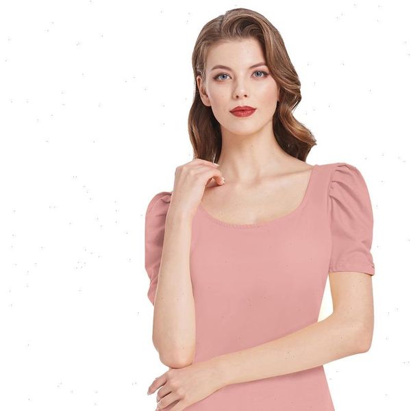 belle poque womens cotton t shirt summer clothing short puff sleeves u neck comfy solid color slim breathable tee new lady, White
belle poque womens cotton t shirt summer clothing short puff sleeves u neck comfy solid color slim breathable tee new lady, White