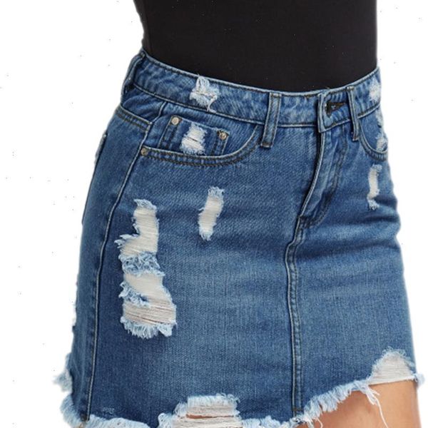 women blue ripped casual mini denim skirt 2021 summer new bodycon women skirt basic pocket jeans skirt mid, Black 
women blue ripped casual mini denim skirt 2021 summer new bodycon women skirt basic pocket jeans skirt mid, Black