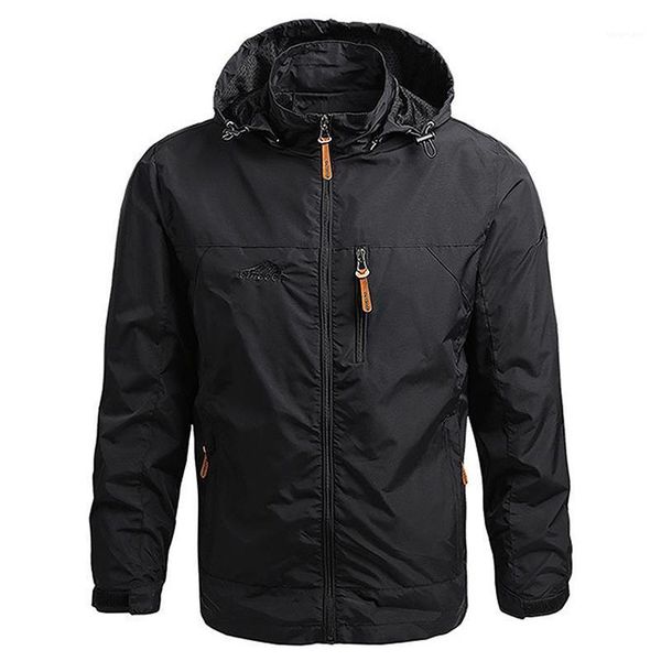 men's jackets men hooded coats male outdoor outwears windbreaker windproof spring autumn jacket fashion coat, Black;brown
men's jackets men hooded coats male outdoor outwears windbreaker windproof spring autumn jacket fashion coat, Black;brown