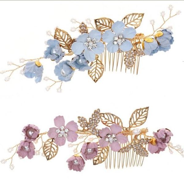 hair clips & barrettes 2021 lavender light blue flower women comb hairpins handmade wedding accessories crystal bridal hairpieces jewelry, Golden;silver
hair clips & barrettes 2021 lavender light blue flower women comb hairpins handmade wedding accessories crystal bridal hairpieces jewelry, Golden;silver