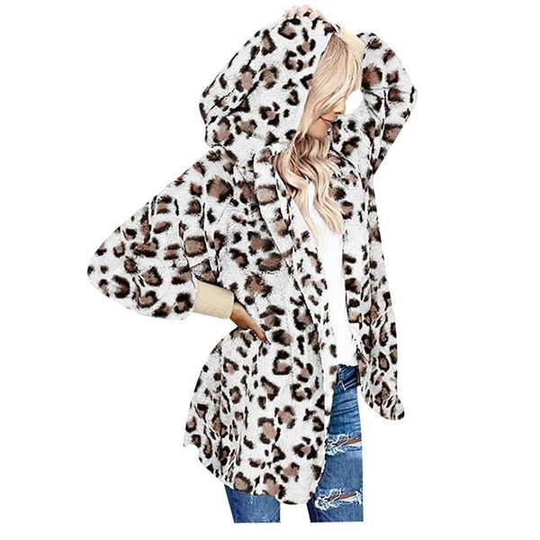 hooded collar random long sleeves warm fat coats loose clothes women's jackets # g2, Black;brown
hooded collar random long sleeves warm fat coats loose clothes women's jackets # g2, Black;brown