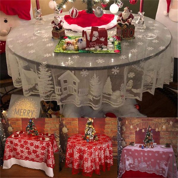 christmas lace round table cloth cover floral tablecloth wedding party festival home decoration universal size
christmas lace round table cloth cover floral tablecloth wedding party festival home decoration universal size