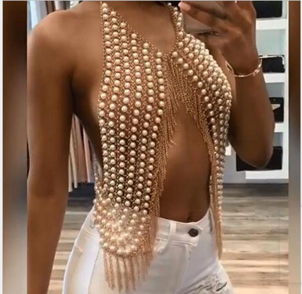 europe new fashion exaggerated hand body chain pearl tassel personality chest chain jewellery, Slivery;golden
europe new fashion exaggerated hand body chain pearl tassel personality chest chain jewellery, Slivery;golden