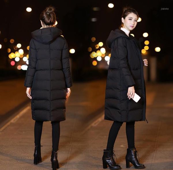 women lady down hoodie jacket long padded hooded coat pocket long-sleeved winter slim stylish black1, Black
women lady down hoodie jacket long padded hooded coat pocket long-sleeved winter slim stylish black1, Black