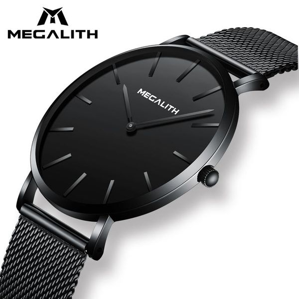 wristwatches 2021 megalith simple design casual watches waterproof slim black mesh strap sport quartz wrist watch clock relogio masculino, Slivery;brown
wristwatches 2021 megalith simple design casual watches waterproof slim black mesh strap sport quartz wrist watch clock relogio masculino, Slivery;brown