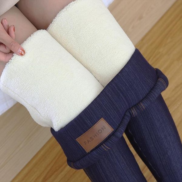 extra thick warm jeans women leggings high waist velvet lambskin cashmer winter trousers fleece pencil pants, Black
extra thick warm jeans women leggings high waist velvet lambskin cashmer winter trousers fleece pencil pants, Black