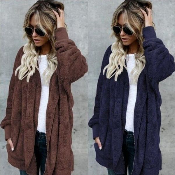3xl women autumn warm soft zipper fur jacket female plush overcoat pocket coat 2021 casual teddy hooded outwear, White;red 
3xl women autumn warm soft zipper fur jacket female plush overcoat pocket coat 2021 casual teddy hooded outwear, White;red