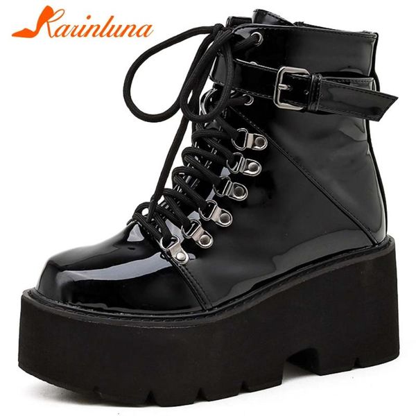 boots karin fashion female trendy gothic street platform chunky high heels shoelace women ankle shoes, Black
boots karin fashion female trendy gothic street platform chunky high heels shoelace women ankle shoes, Black