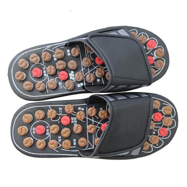 massage slippers chinese acupressure therapy rotating foot slides summer indoor slippers non slip, Black
massage slippers chinese acupressure therapy rotating foot slides summer indoor slippers non slip, Black
