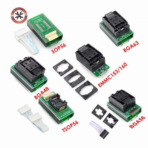 diagnostic tools 100% original bga63 bga64 bga48 bga169 tsop32 tsop40 tsop48 tsop56 adp-ss0-056-0.8 adapters for xgecu t56 nand programmer
diagnostic tools 100% original bga63 bga64 bga48 bga169 tsop32 tsop40 tsop48 tsop56 adp-ss0-056-0.8 adapters for xgecu t56 nand programmer