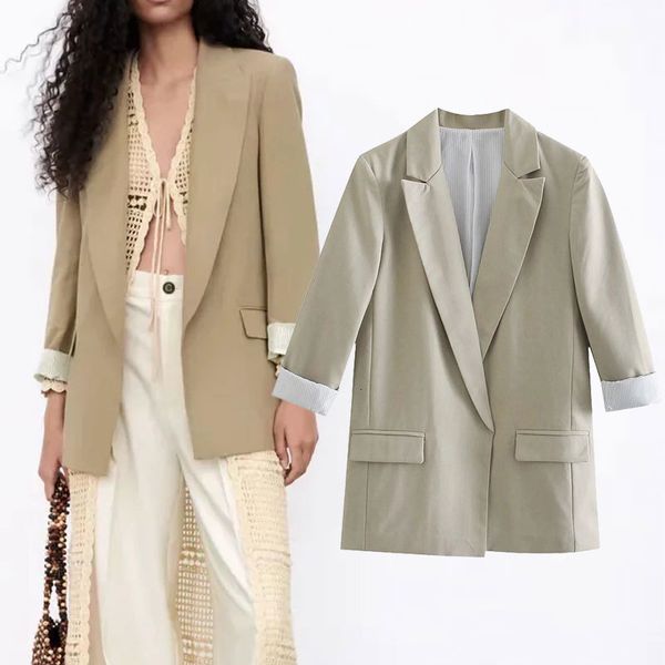 women's suits & blazers za of women will see flax blazers cuff stripe long sleeve impression elegant office jacket fancy outerwear nfhg, White;black
women's suits & blazers za of women will see flax blazers cuff stripe long sleeve impression elegant office jacket fancy outerwear nfhg, White;black