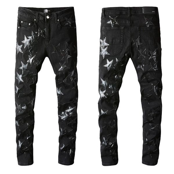 2021 amiry new men's luxury designers denim jeans holes trousers biker pants #691, Blue
2021 amiry new men's luxury designers denim jeans holes trousers biker pants #691, Blue