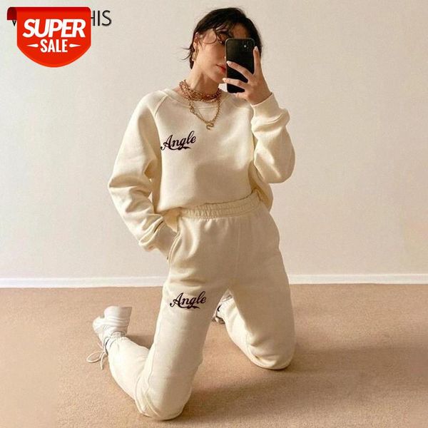 wannathis two piece set women long sleeve o-neck pullover hooded high waist trousers autumn letter print casual streetwear #zo9h, White
wannathis two piece set women long sleeve o-neck pullover hooded high waist trousers autumn letter print casual streetwear #zo9h, White