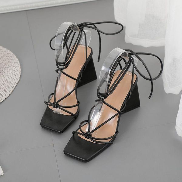 dress shoes km-roya luxury lace-up women sandals pink blue 8cm ladies high heel slippers cross-tied casual female slides summer, Black
dress shoes km-roya luxury lace-up women sandals pink blue 8cm ladies high heel slippers cross-tied casual female slides summer, Black