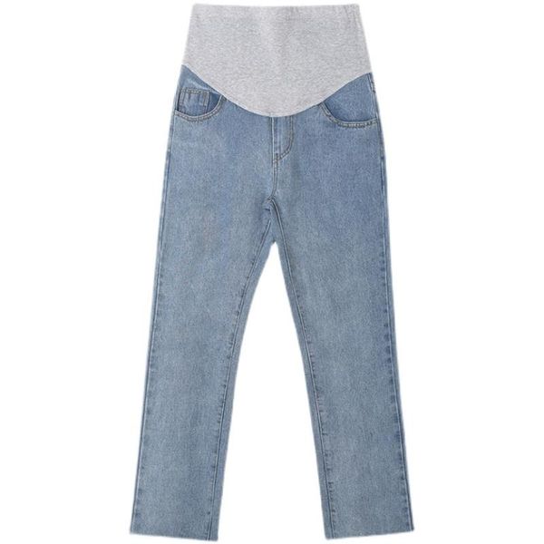 5506# spring summer denim maternity jeans adjustable elastic waist belly pants for pregnant women pregnancy casual trousers, White
5506# spring summer denim maternity jeans adjustable elastic waist belly pants for pregnant women pregnancy casual trousers, White