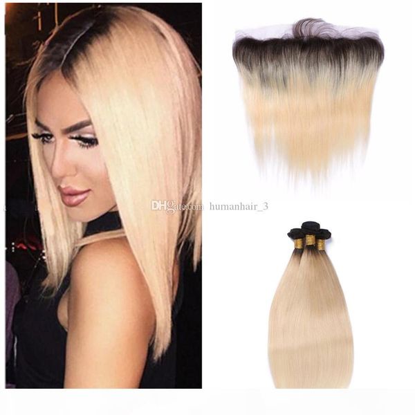 dark root blonde two tone human hair bundles with lace frontal 3pcs with 1pc straight ombre lace frontal malaysain virgin hair extensions, Black;brown
dark root blonde two tone human hair bundles with lace frontal 3pcs with 1pc straight ombre lace frontal malaysain virgin hair extensions, Black;brown