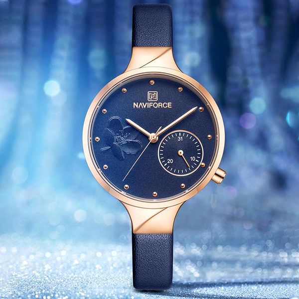 wristwatches women watches naviforce ladies quartz watch female genuine leather fashion casual clock relogio feminino 2021, Slivery;brown
wristwatches women watches naviforce ladies quartz watch female genuine leather fashion casual clock relogio feminino 2021, Slivery;brown