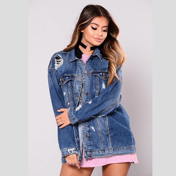 2021 new hole jackets women boyfriend style long sleeve vintage jean loose casual autumn denim coat bomber jacket 2wua, Black;brown
2021 new hole jackets women boyfriend style long sleeve vintage jean loose casual autumn denim coat bomber jacket 2wua, Black;brown