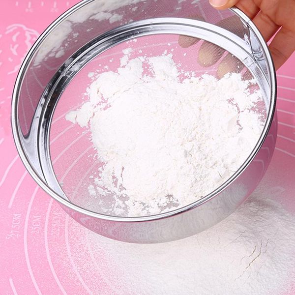 kitchen baking flour sieve round pastry bakeware crank flour colander shaker stainless steel mesh strainer sifters
kitchen baking flour sieve round pastry bakeware crank flour colander shaker stainless steel mesh strainer sifters