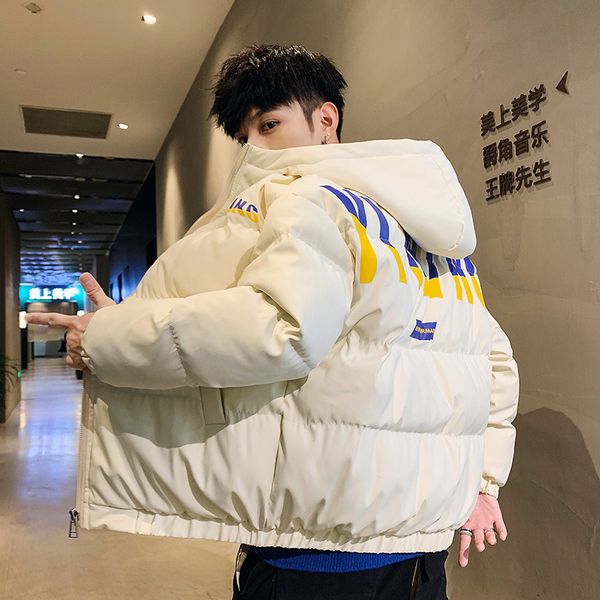 cotton-padded winter warm coats men letter printed thicken jacket fashion street thick jackets hooded outerwear men's clo 50kh, Black
cotton-padded winter warm coats men letter printed thicken jacket fashion street thick jackets hooded outerwear men's clo 50kh, Black