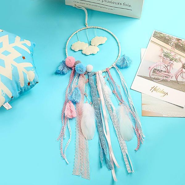 diy dream catcher kit room decoration blue pink dreamcatcher room decor white cloud decor gift for home
diy dream catcher kit room decoration blue pink dreamcatcher room decor white cloud decor gift for home