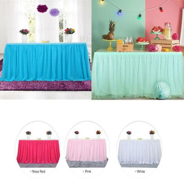 6ft wedding many tulle tutu table skirt tulle tableware for wedding decoration party table skirting home
6ft wedding many tulle tutu table skirt tulle tableware for wedding decoration party table skirting home
