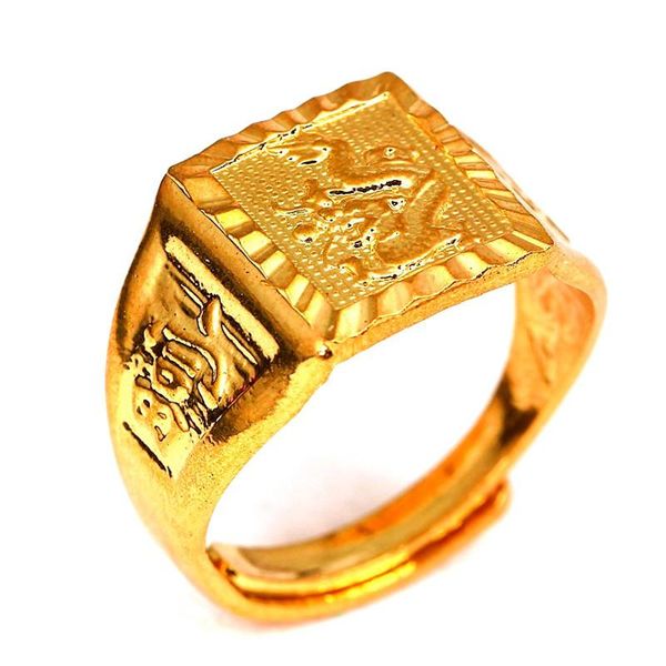 wedding rings gold color classic fashion wild domineering square men's dragon hand jewelry, Slivery;golden
wedding rings gold color classic fashion wild domineering square men's dragon hand jewelry, Slivery;golden