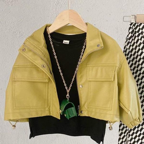 jackets baby girls autumn fashion pu jacket faux leather children outwear kids pocket, Blue;gray
jackets baby girls autumn fashion pu jacket faux leather children outwear kids pocket, Blue;gray