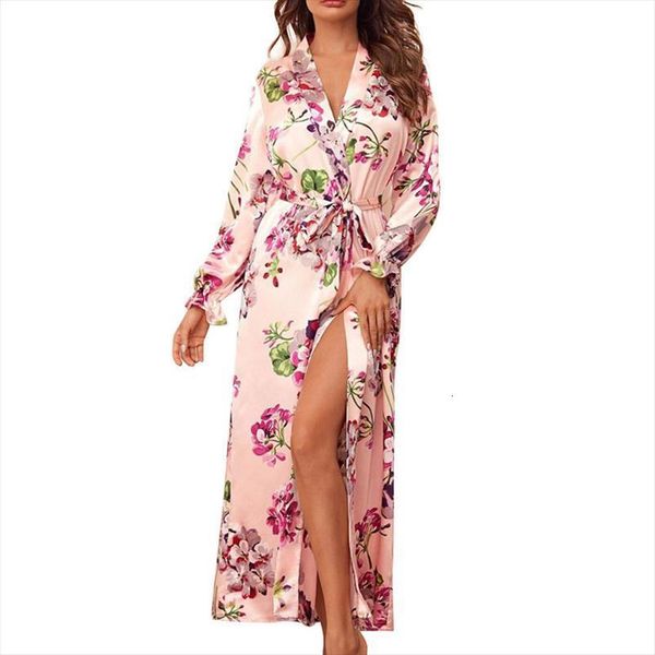 robes winter elegant women sleepwear v neck floral print sleepdress long sleeve nightdress clothing, Black;red
robes winter elegant women sleepwear v neck floral print sleepdress long sleeve nightdress clothing, Black;red