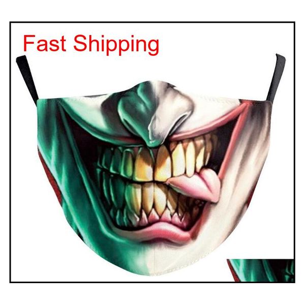 design halloween party cosplay masks washable joker face mask printing mask halloween protection vampire cotton ou qylgqn luckyhat, Silver
design halloween party cosplay masks washable joker face mask printing mask halloween protection vampire cotton ou qylgqn luckyhat, Silver